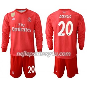Fotbalový Dres Real Madrid Asensio 20 Dětské Alternativní 2018/19 Dlouhý Rukáv